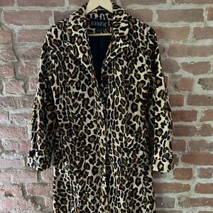 STATIC Leopard Print Coat